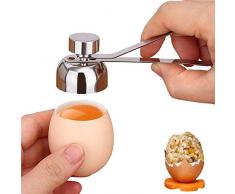 Nv Wang Coupe-Coquille Ouvre-Oeuf,Stainless Steel Ouvreur de Coquille Doeufs Ouvreur Doeufs pour Ouf Dur/Mou Dur