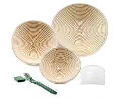 Nrpfell (10/8 /6.3 Pouces Pain Panier Une Pain Panier Une Pain Panier Une Pain Tranche Outil Grattoir Pate éTanche Tissu Pain Levure Pain de Cuisson Outils Boulangerie Maison Baker