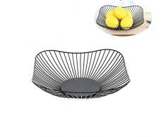 JUNGEN Corbeille à Fruits Panier à Fruit Panier Corbeille à Fruit Design Corbeille à Fruits Original métal 27 * 9cm
