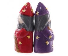 Salière et Poivrière en forme de petits magiciens