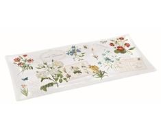 Easy Life 247NATU Plat A Cake 36X17CM en Verre, Multicouleur, 36x17x1,5 cm