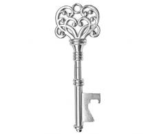 Porte clé Métal Décapsuleur Ouvre Bouteille Outil de Bal 80 * 28mm Argenté