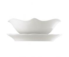 Hutschenreuther 02013-800001-11620 Saucière, Porcelaine, Blanc, 17,7 x 17,7 x 10,2 cm