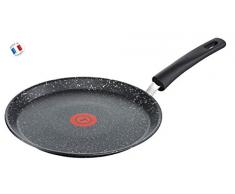 Tefal C6343802 Authentic Crépiêre Moucheté Tous Feux Dont Induction, Aluminium, Noir, 25 cm
