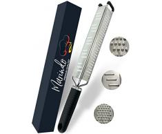 Marindo® 3 en 1 Zesteur | Râpe à Cuisine | 3 Lames en Acier Inoxydable | Rape Cuisine | Rape Legume | Rape Fromage