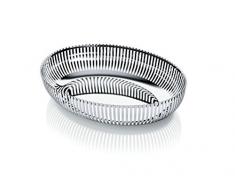 A di Alessi PCH06/26 Corbeille à fruits ovale en acier inoxydable 18/10