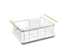 BRIAN & DANY Égouttoir à Vaisselle avec Plateau Amovible, 48 × 32 × 19 cm