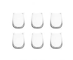 Secret de Gourmet - Lot de 6 Verrines en VerreTrattoria 4cm Transparent