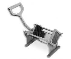 Coupe-Frites Manuel Coupe Pommes de Terre avec 4 Lames de Coupe Différentes en Acier Inoxydable Coupeur de Pommes de Terre Machine Coupeur de Pomme de Terre Manuelle Pratique pour Maison Restaurant