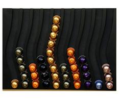 distributeur présentoir pour 100 capsules type nespresso (black)