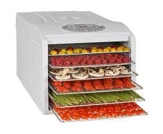 Kitchen Chef KYS333B KYS-333B Déshydrateur de fruit, 500 W, Transparent, Blanc