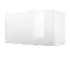 Berlioz Creations CH6HB Meuble Haut de cuisine sur-Hotte Blanc Haute Brillance 60 x 33.3 x 35 cm