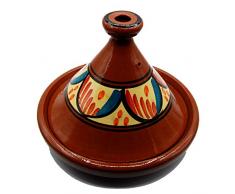 Etnico 0801201018 Tajine Tagine Plat marocain en Terre Cuite 35 cm