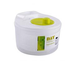 Rosepoem Essoreuse à Salade, séchoir à Salade avec manivelle, séchoir à Fruits et légumes à séchage Rapide - avec manivelle et Insert de Tamis