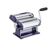 Kitchen Craft World of Flavours Machine à pâtes en Acier Inoxydable – Bleu