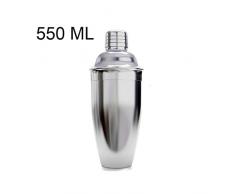 Souarts Set Shaker à Cocktail Bar Shaker Mélangeur à Shaker Vin avec Crépine et Couvercle 550ML / 750ML