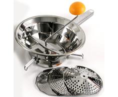 Moulin à legumes Emanuel 3 inox + 3 grilles inox Ø 24 cm