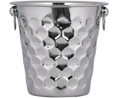 Kosma Seau à champagne en acier inoxydable 21 x 21 cm