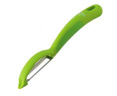 Kuhn Rikon 22783 Eplucheur Piranha Pivotant Denté Inox Vert 18,8 x 2 x 2,9 cm