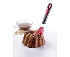 Westmark 29162270 Gallant Pinceau à Badigeonner/Pâtisserie PP/TPE/Silicone/INOX Noir/Rouge 20,5 x 2,7 x 2 cm