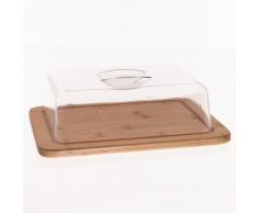 Maison futée - Plateau à Fromage en Bambou et Cloche