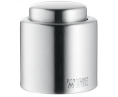WMF Clever&More Bouchon de Vin Wine, Bouchon de Bouteille, Acier Inoxydable Mat Cromargan, H 4,7 cm, Ã 4 cm