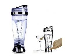 Itian 450 ML Automatique mélangeur du café, café Agitation Tasse de mélange, Cocktail électrique Shaker en Acier Inoxydable, Parfait pour Mélange Jus, Cocktails, Cafés, Thés et Boissons Protéinées