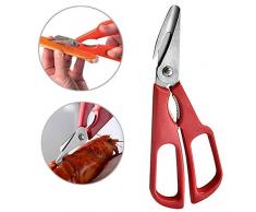 JRAM Pince à Homard, Crabe Royal, Homard, Crustacés, éCrevisses, Crevettes, Patte De Crabe, Fruits De Mer, Coquilles De Snip, Outil De Cuisine (Rouge)