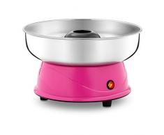 Royal Catering Mini Machine à Barbe à Papa RCZK-420-W (diamètre du récipient 28,5 cm, 420W, rendement 1 unité / 60-90s, 28,8x28,8x16,5cm)