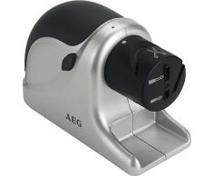 AEG Fusil daiguisage électrique Fusil Aiguiseur Ponceuse Ciseaux Aiguiseur de Couteaux (Longueur Totale env. 18 cm + Diamètre env. 0,8 cm)