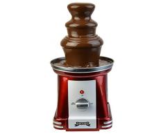 Gadgy Fontaine à Fondue au Chocolat à Trois Étages 90 Watts | Hauteur de 31,5 cm avec Tour en Acier Inoxydable | Capacité de 750 Grammes | Look Rétro | Pour les Fêtes d’Anniversaire et les Mariages