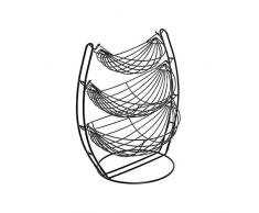 Baoniansoo Panier de Fruits à 3 Niveaux, Style européen en Fer forgé Amovible Suspendus Maison Cuisine Stockage présentoir vis Conception Gratuite décoration, pour Pains légumes collations