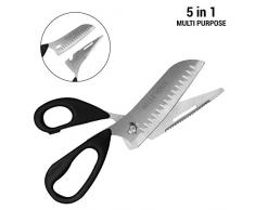 Ciseaux de Cuisine - Tout Usage Ciseaux à volaille Robustes - Ciseaux Utilitaires tranchants en Acier Inoxydable - Poulet, Viande, Poisson, Herbes, légumes, os de Poulet, Pizza, barbecues