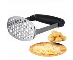 Presse purée, Smaier Broyeur de Pommes de Terre Lisse Éplucheur en Acier Inoxydable
