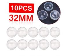 CULER 10pcs Transparent en Plastique Vide Ronde Toy Capsules 1.2 Diamètre de 32mm Party événement Balle Distributeur Automatique