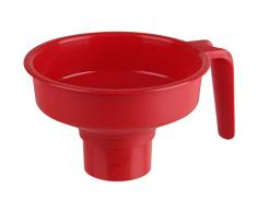 Fackelmann 48349 - 1 Préserves Entonnoir Plastique Rouge 4,6 cm/5,2 cm