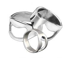 Baanuse Anneaux decapsuleur en Metal ouvre Bouteille Tire Bouchon Biere bagues, 20/22/24 mm, 3 pcs