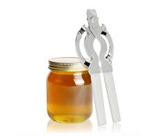 Metaltex 251101080 Ouvre-bocal universel Nickelé