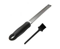 heirao4072 Zeste Dagrumes Et Râpe À Fromage, Fromage Citron, Gingembre, Ail, Muscade, Chocolat, Légumes, Fruits - Ensemble Doutils De Cuisine en Acier Inoxydable Tranchant