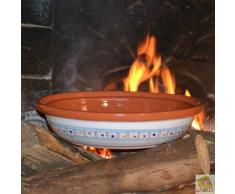 Tajine Marocain turquoise - D 31 cm traditionnel