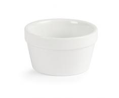Méditerranée Ramequin Blanc. Dimensions: 45 (h) x 95 (Ø) mm. Quantité par boîte: 6
