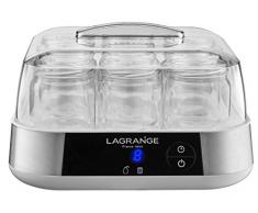 lagrange 459002 Yaourtière ligne/goupillon, 18 W, INOX