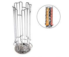 JueYan Porte-Capsules Rotatif pour 24 Capsules - Support Capsules Rangement Design Original Solution Économie dEspace