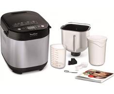 Moulinex OW240E30 Machine à Pain Pains & Délices avec Fonction Yaourt Métal/Noir