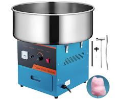 SucceBuy Machine à Barbe à Papa Professionnelle Cotton Candy Machine Idéale pour Anniversaires et Festivals (bleu)
