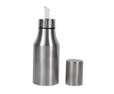TOPINCN Acier Inoxydable Huile vinaigre huilier Distributeur Bouteilles vinaigre Huile récipient Pratiques récipient Cuisine Fournitures 500 ML 500ml