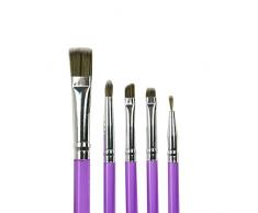 5 pinceaux de décoration - Pâtisserie Cake Design