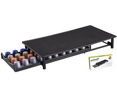 Distributeur pour capsules Nespresso - 40 Pieds Empilables antidérapants maille Tiroir Rack - Stockage de capsules de cafés (Noir)