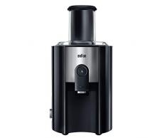 Braun J500 Multiquick 5 juicer J 500 Centrifugeuse Identity CollectionNoir 900 W, Noir/Inox