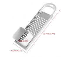 Fdit Cuisine en Acier Inoxydable à Spätzle Machine à Nouilles Moule à ptes Outil de Cuisson pour Cuisson Dos